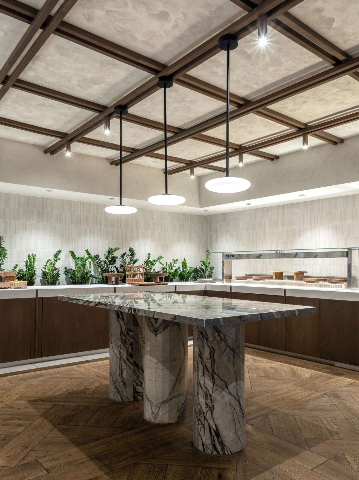 Estia Restaurant in a Greece resort, by Not a Number Architects