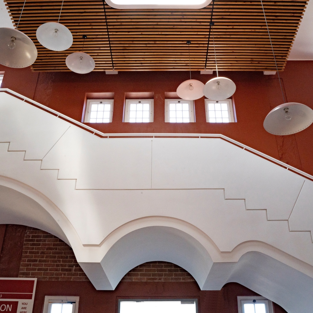 Stairs and windows