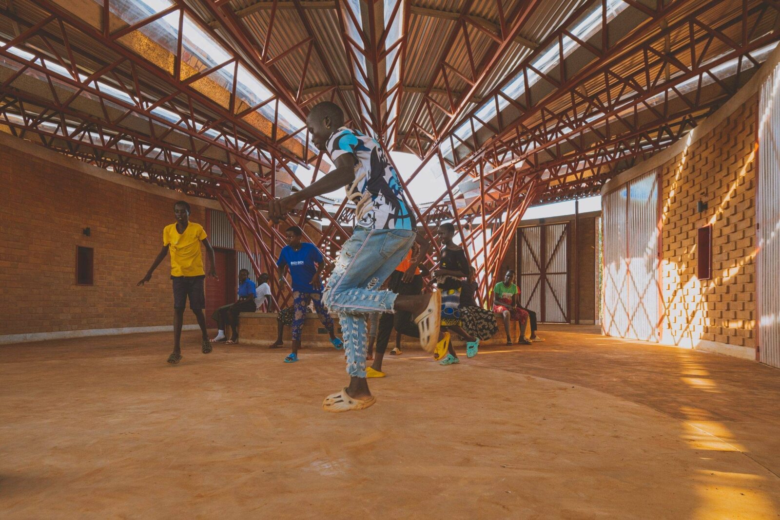 Bidi Bidi Refugee Settlement new Performance Arts Centre by Hassell and Localworks