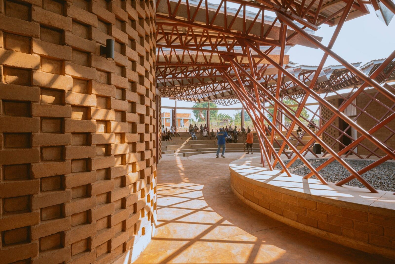 Bidi Bidi Refugee Settlement new Performance Arts Centre by Hassell and Localworks