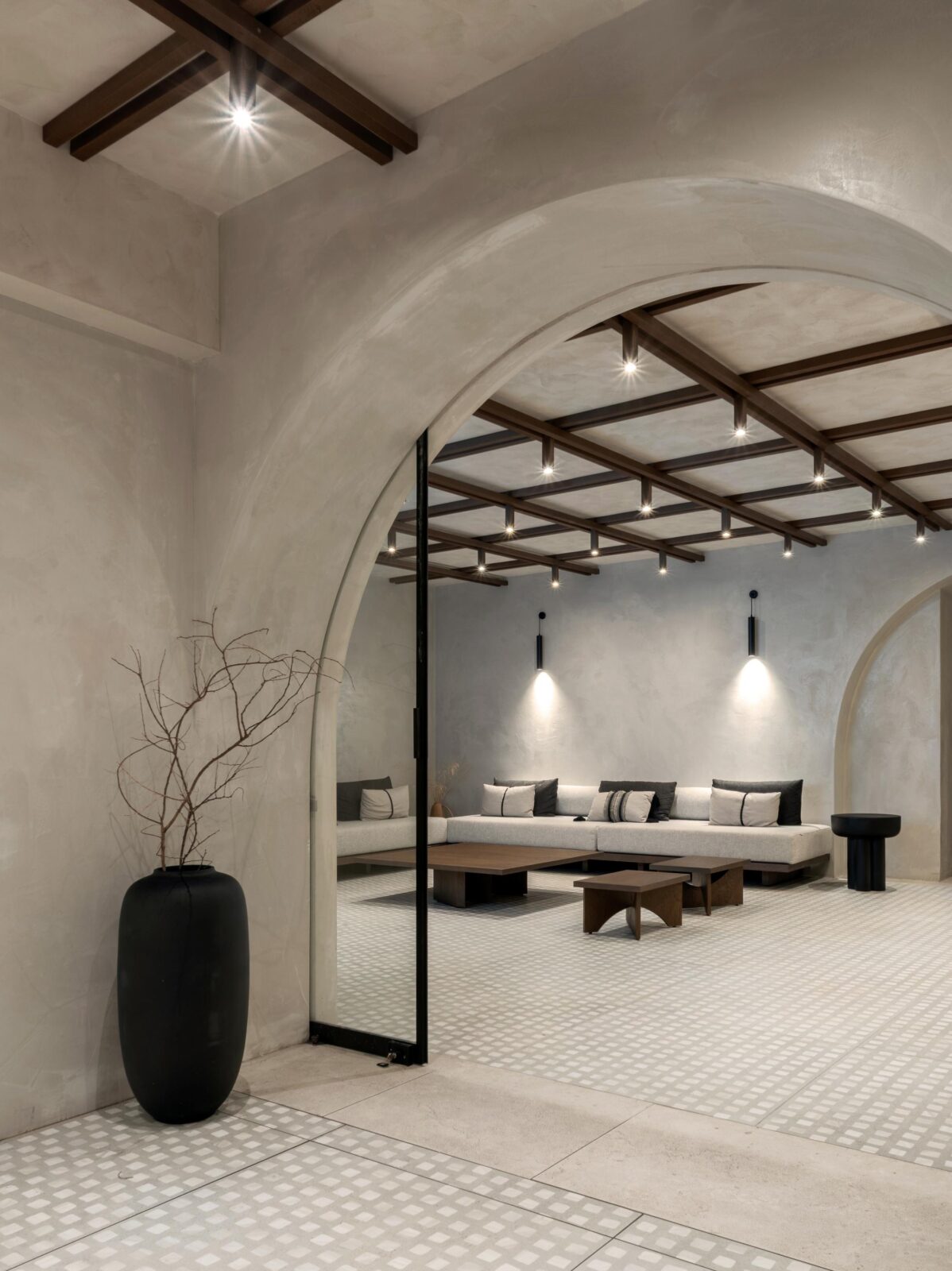 Estia Restaurant in a Greece resort, by Not a Number Architects