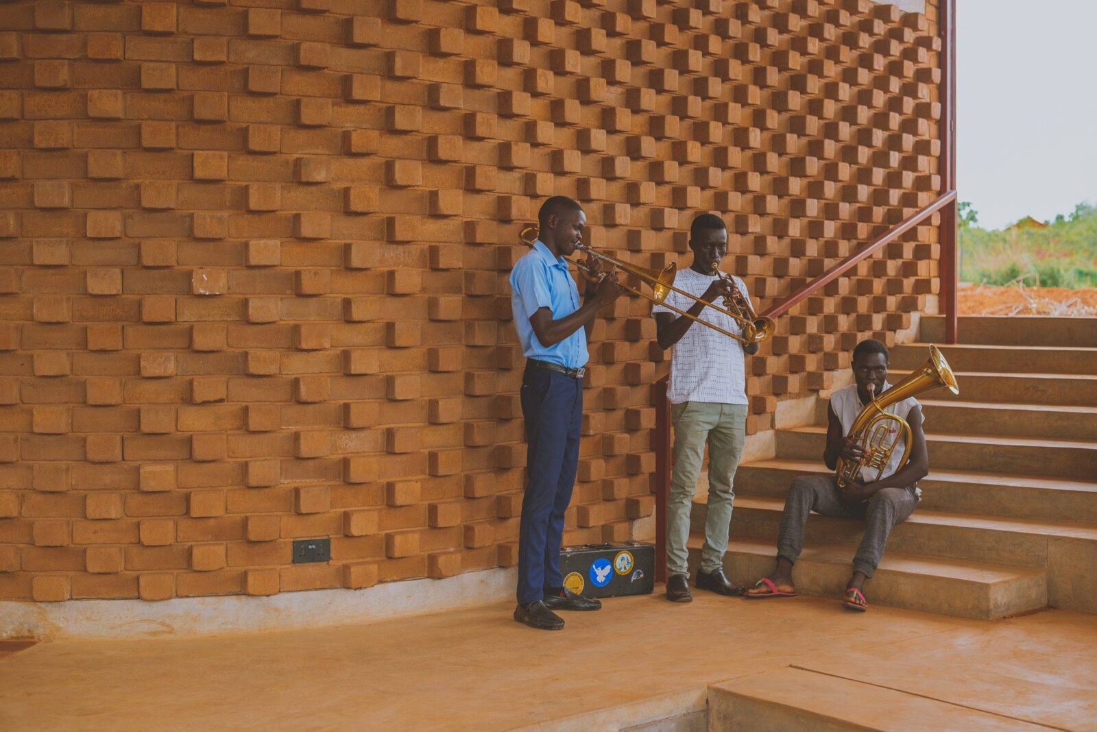Bidi Bidi Refugee Settlement new Performance Arts Centre by Hassell and Localworks