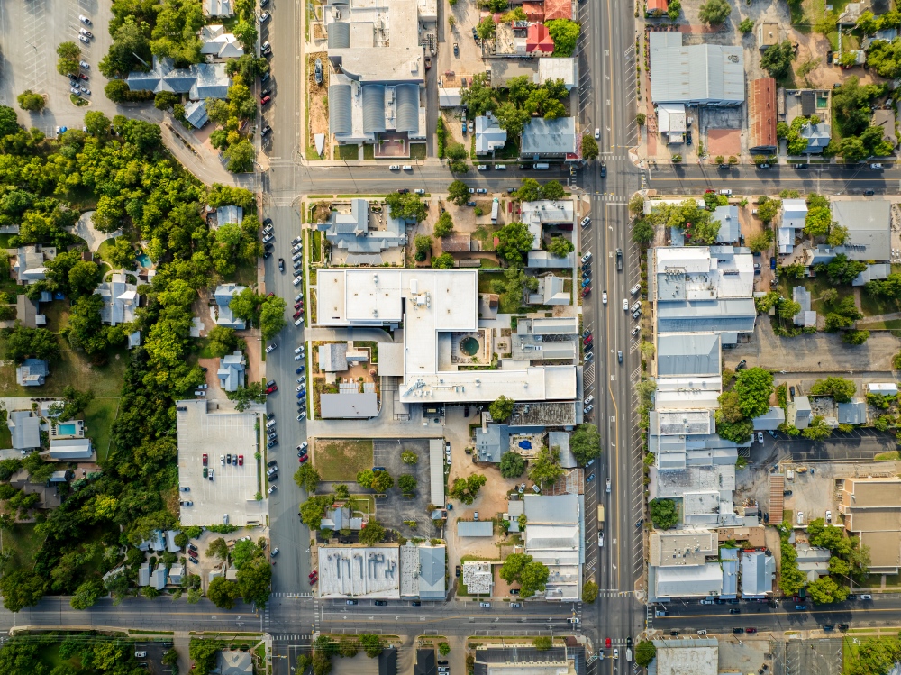 Albert Hotel areal view