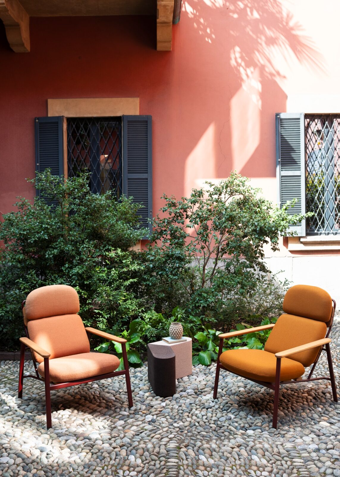Eera chairs in the outdoors