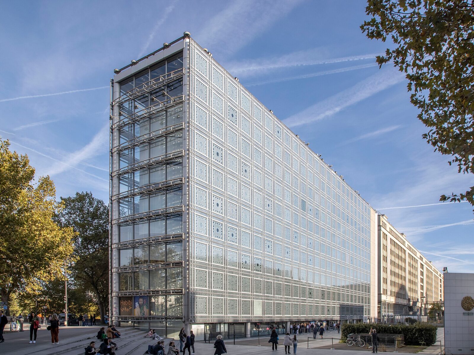 L'Institut du Monde Arabe à Paris.