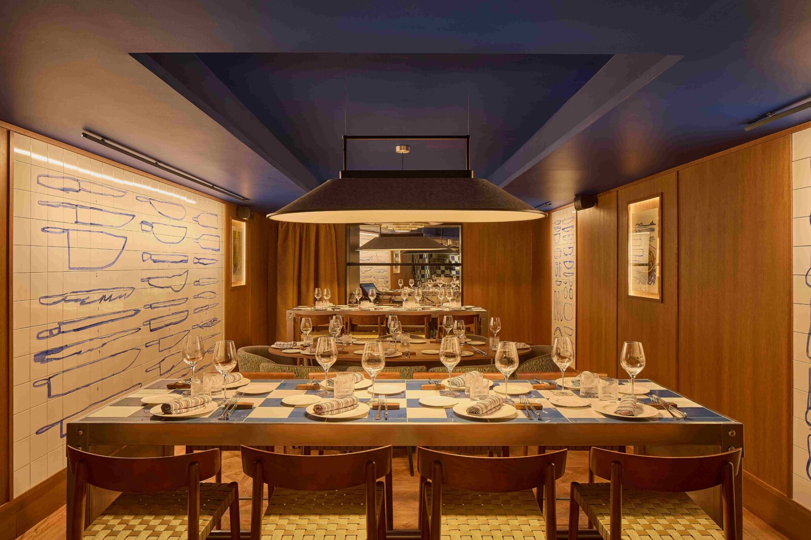 Keli restaurant in Madrid, by Rockwell Group