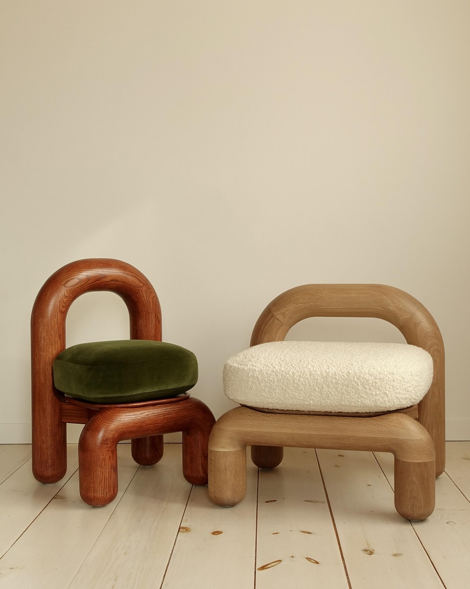 Lithic Lounge Chair by Maha Alavi Studio