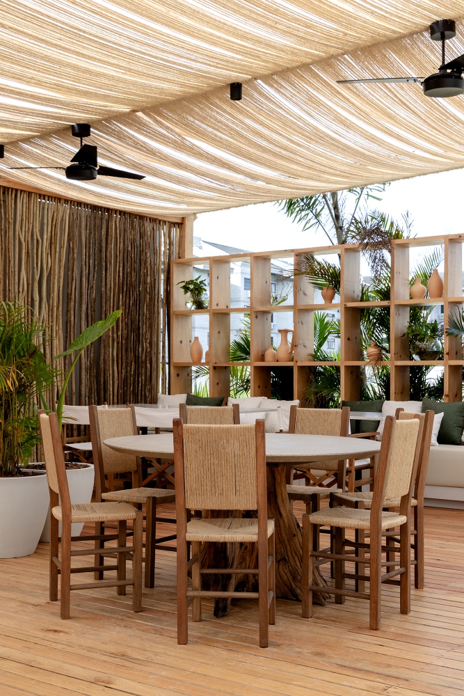 May Restaurant wood furniture