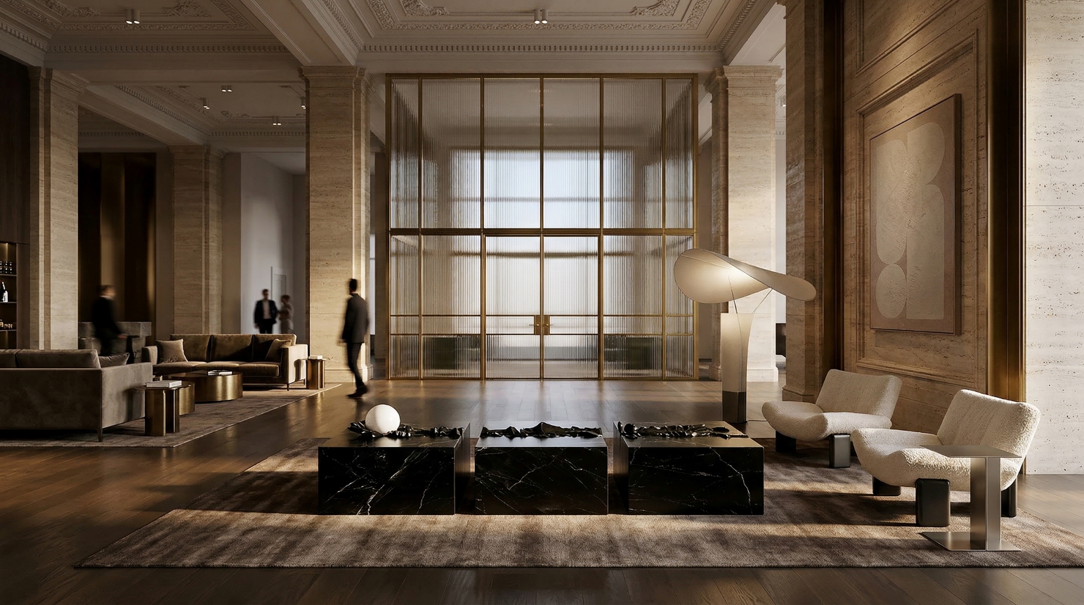 Duffy Turns Water Movement Into a Sculptural Marble Coffee Table