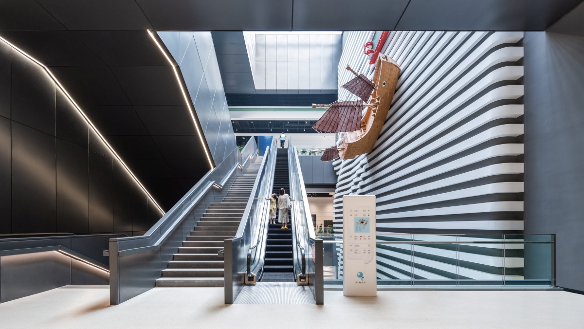 Qingdao Science & Technology Museum Stairs