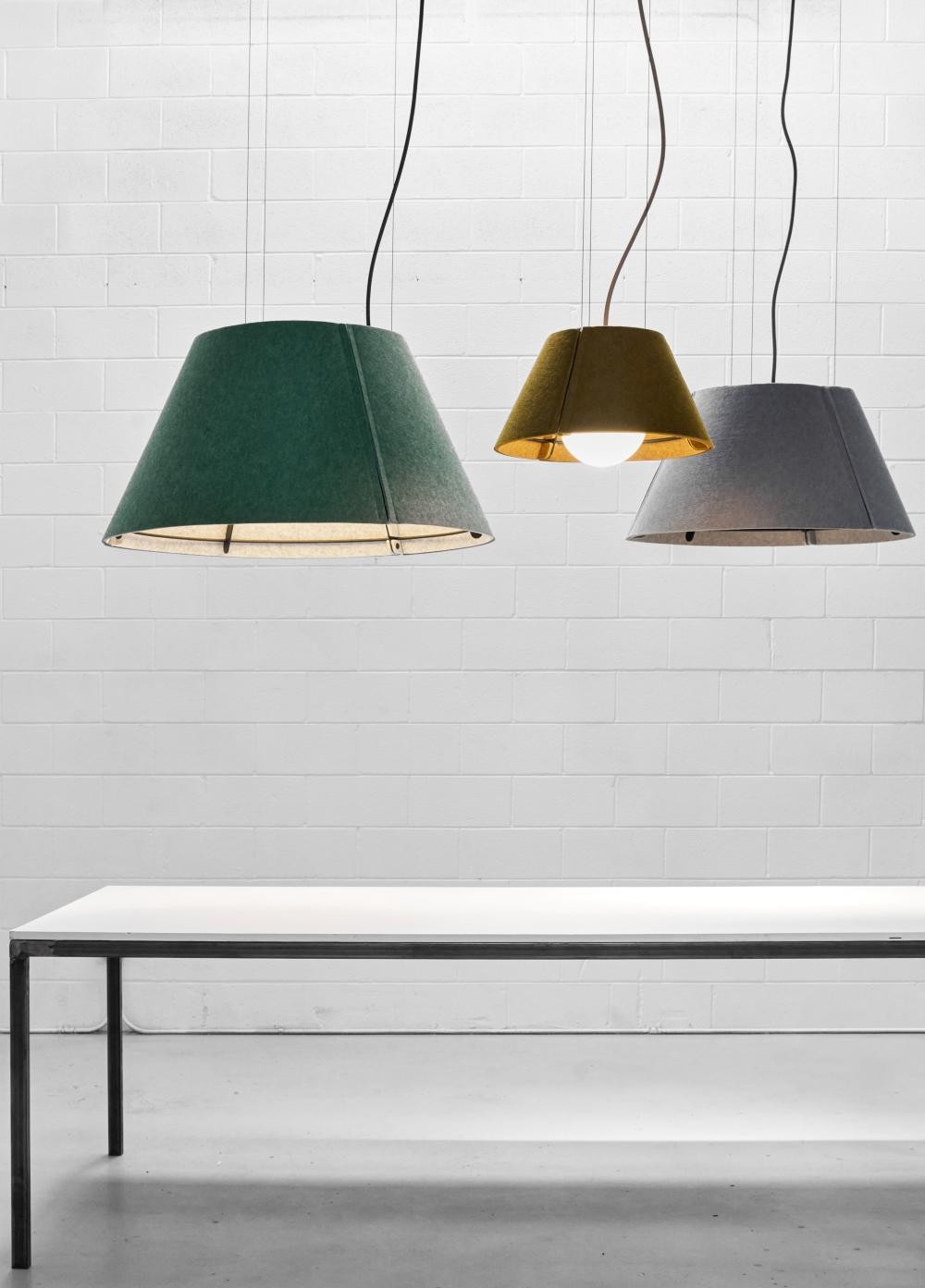 Three TAPER lamps