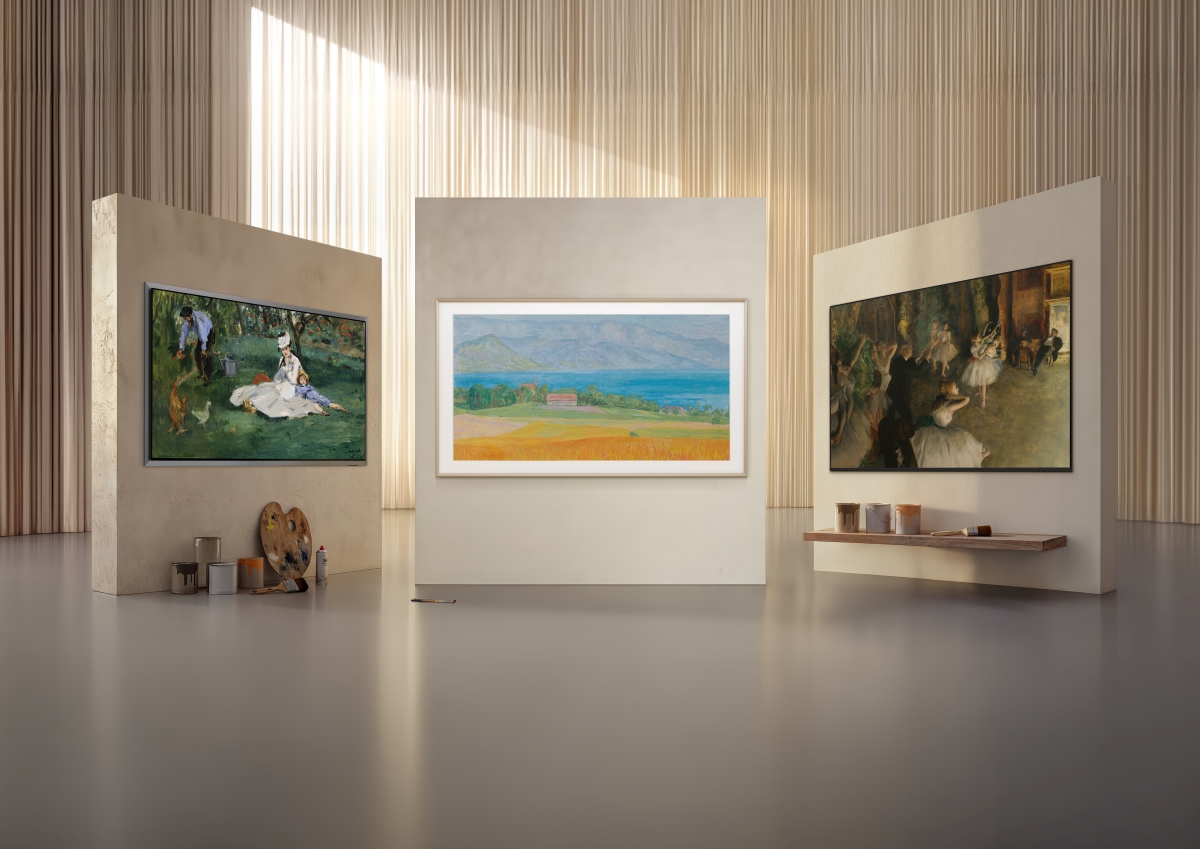 Artworks on Samsung Art TVs.