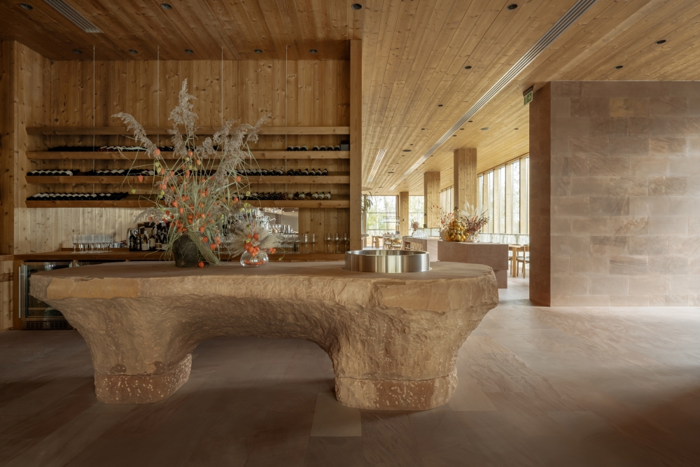 Sculptural table