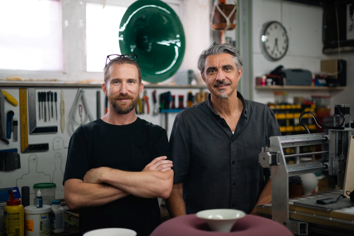 Adam Foxwell and Pierluigi Pompei in Studio 2023 ©TiemenRapati 2023