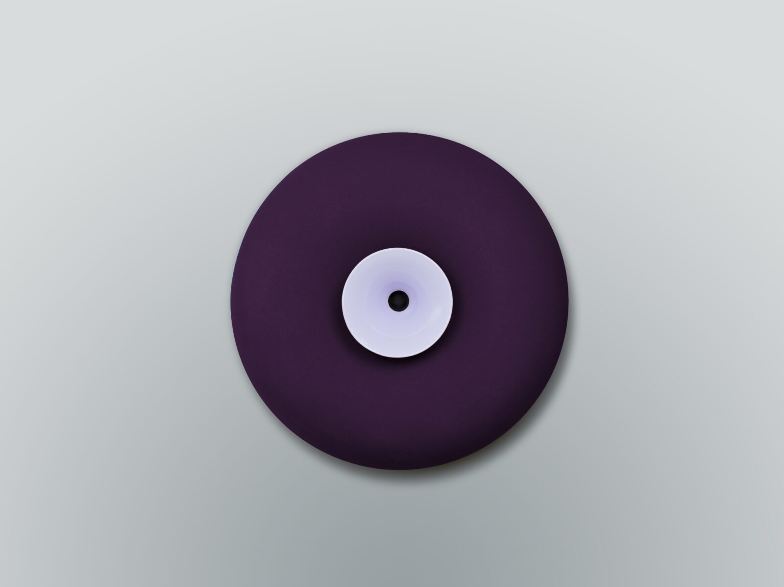 Vocum 21" Eggplant with BabyBlue