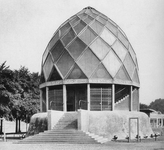 Bruno Taut, Glasshouse Pavilion, Cologne Werkbund 1914 Exhibition