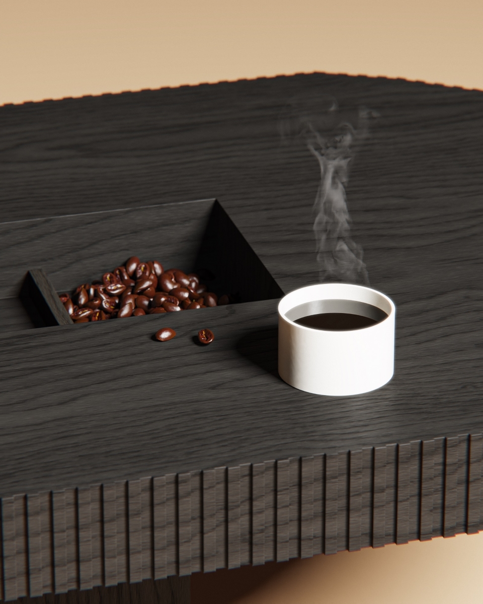Coffiee on Kabila table