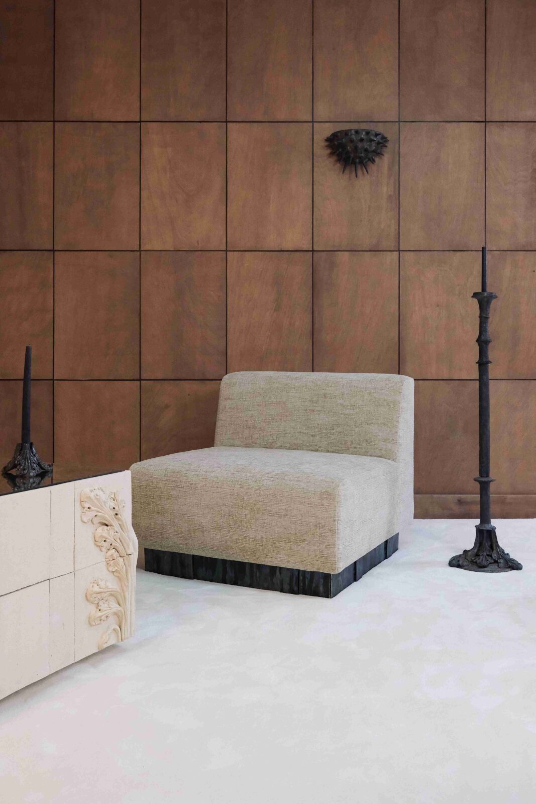 "Santos Armless Chair" from the Narciso Collection by Alan Louis