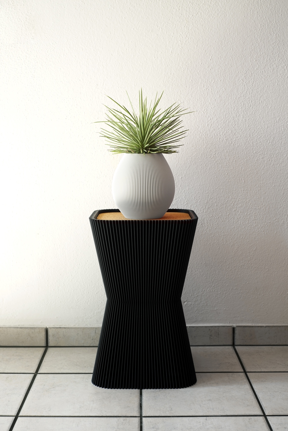Pyramid with vase