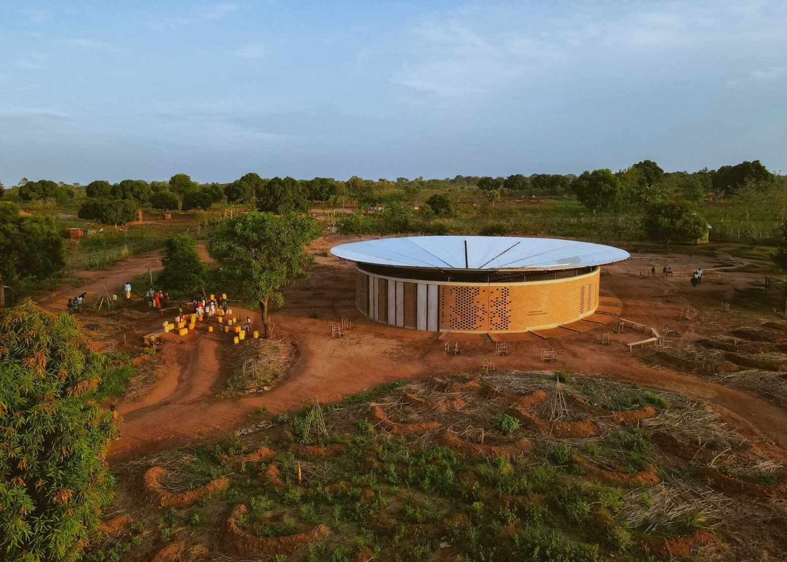Bidi Bidi Refugee Settlement new Performance Arts Centre by Hassell and Localworks