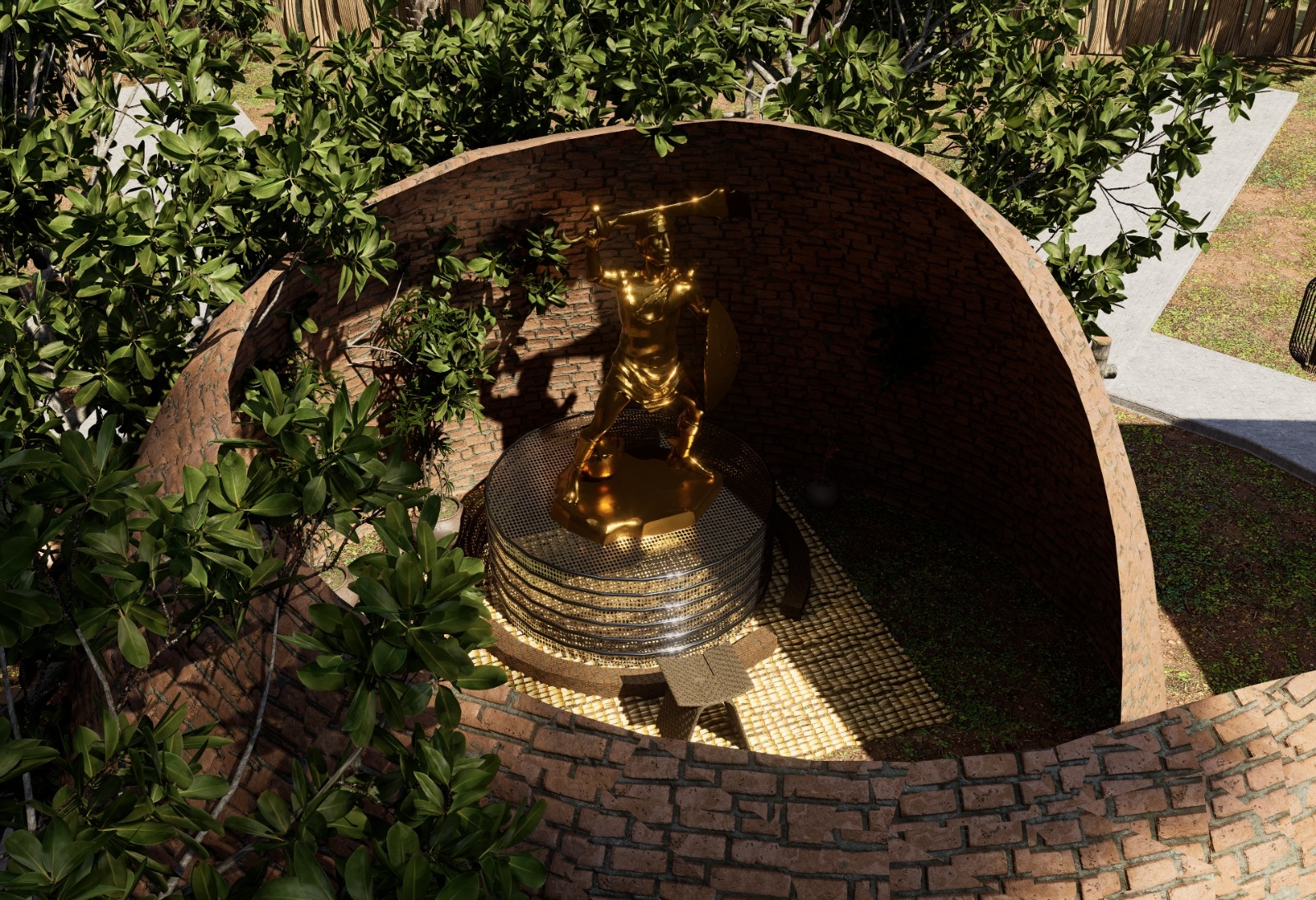 "OGOUN - Goddess of Iron and Courage" by Francois ABATAN, Sanny Axelle and GNIMADI Carol from Africa Design School