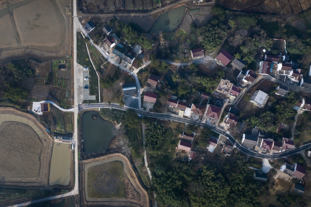 MaJiaLong village aerial view