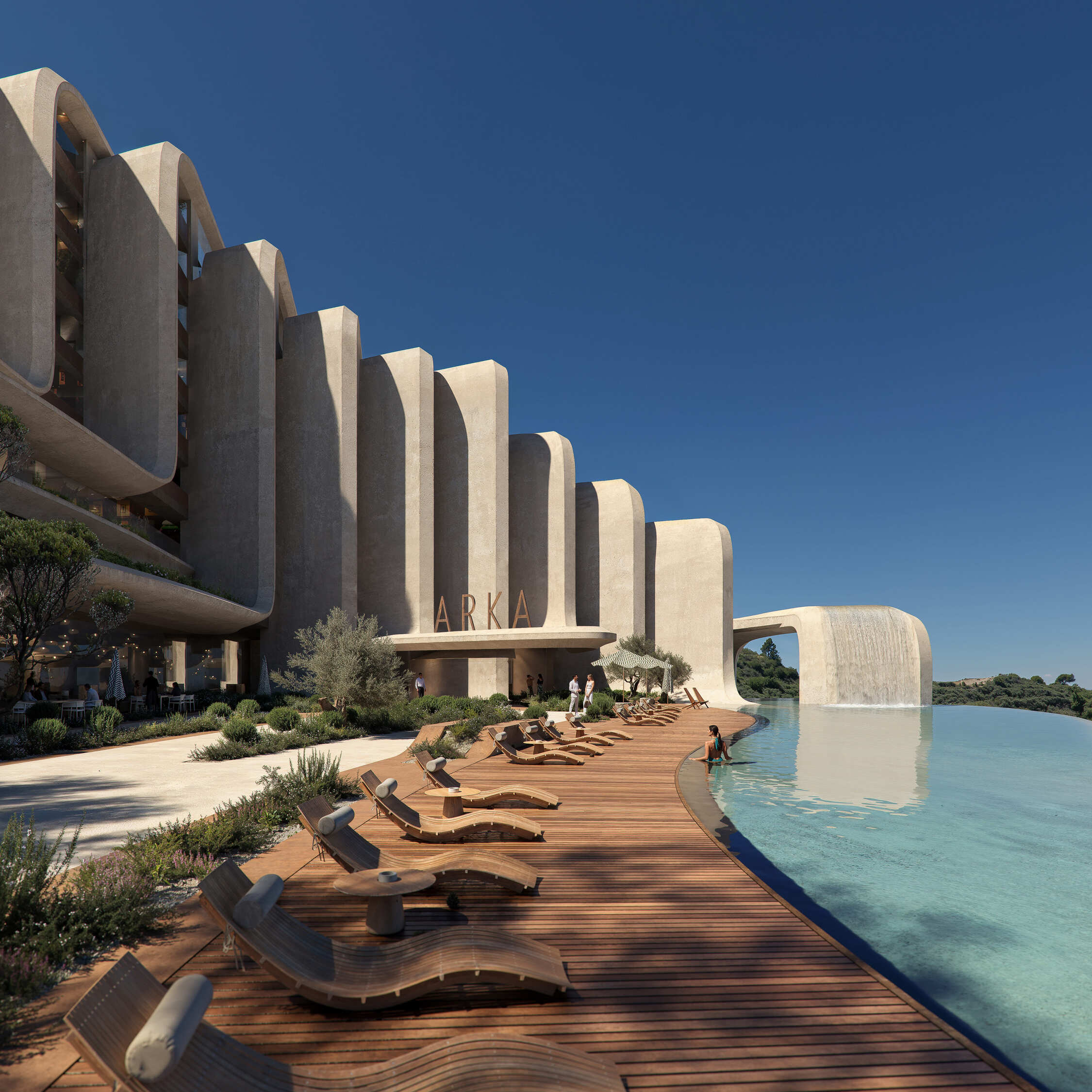その他 Zaha Hadid - TIDE Zaha Hadid Architects Announces The Nest and Cascades in Tirana's