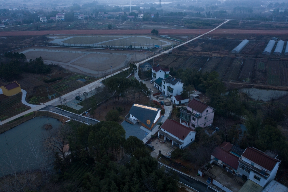 MaJiaLong village aerial view