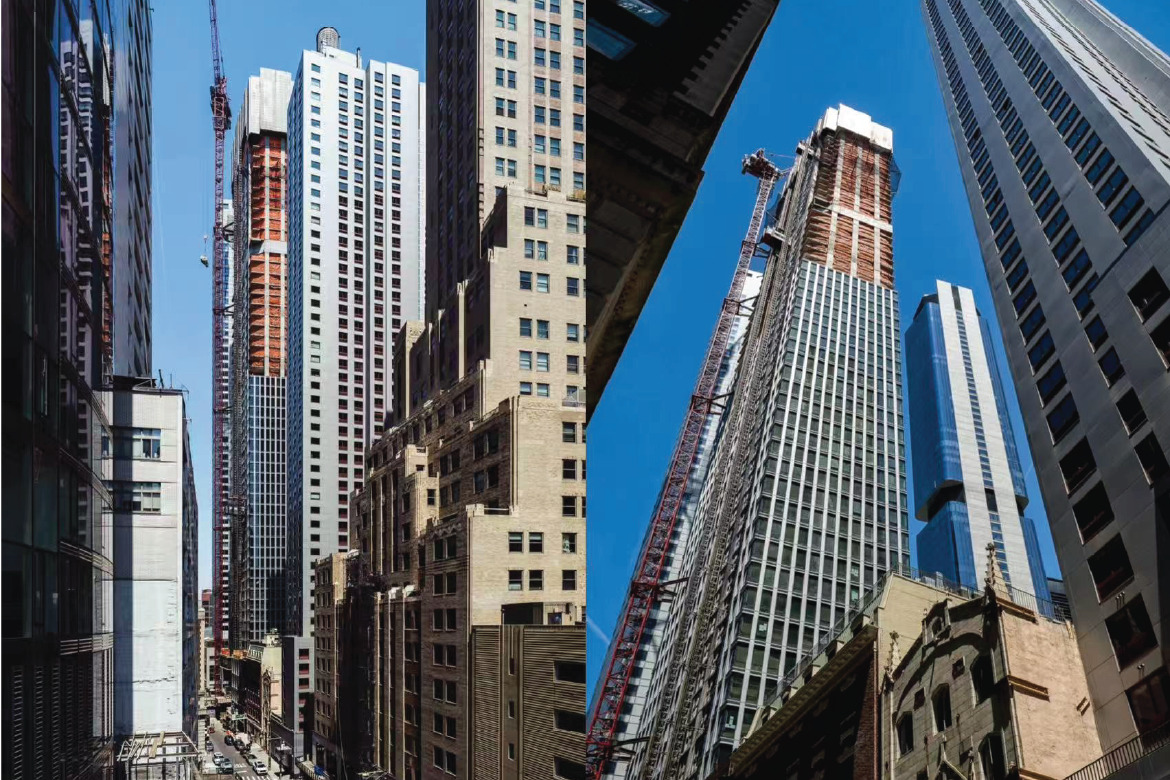 Working on 8 Carlisle Street, a 65- story skyscraper in New York City