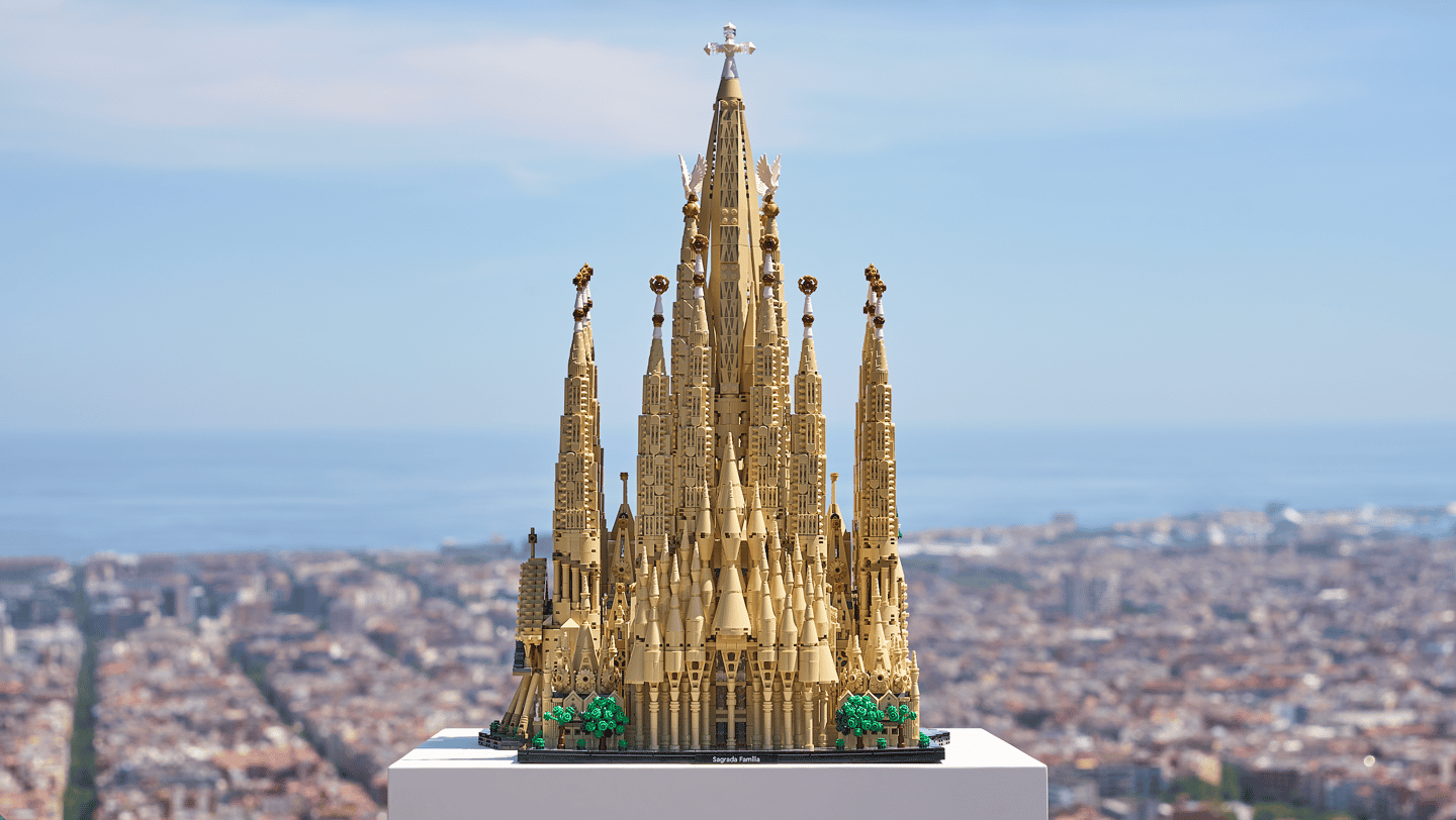 LEGO Group's LEGO® Architecture Sagrada Família set. Photo courtesy of Lego Group.
