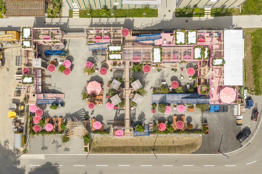 Remise Rosa arieal view