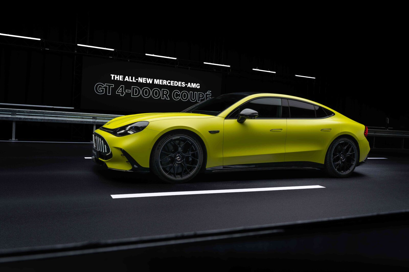Mercedes-AMG releases the new electric GT 4-Door Coupé, available in two versions: the Mercedes-AMG GT 63 4-Door Coupé 4MATIC+ and the Mercedes-AMG GT 55 4-Door Coupé 4MATIC+