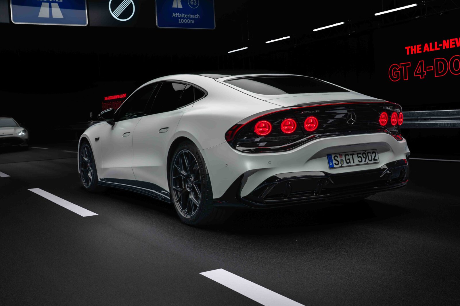 Mercedes-AMG releases the new electric GT 4-Door Coupé, available in two versions: the Mercedes-AMG GT 63 4-Door Coupé 4MATIC+ and the Mercedes-AMG GT 55 4-Door Coupé 4MATIC+