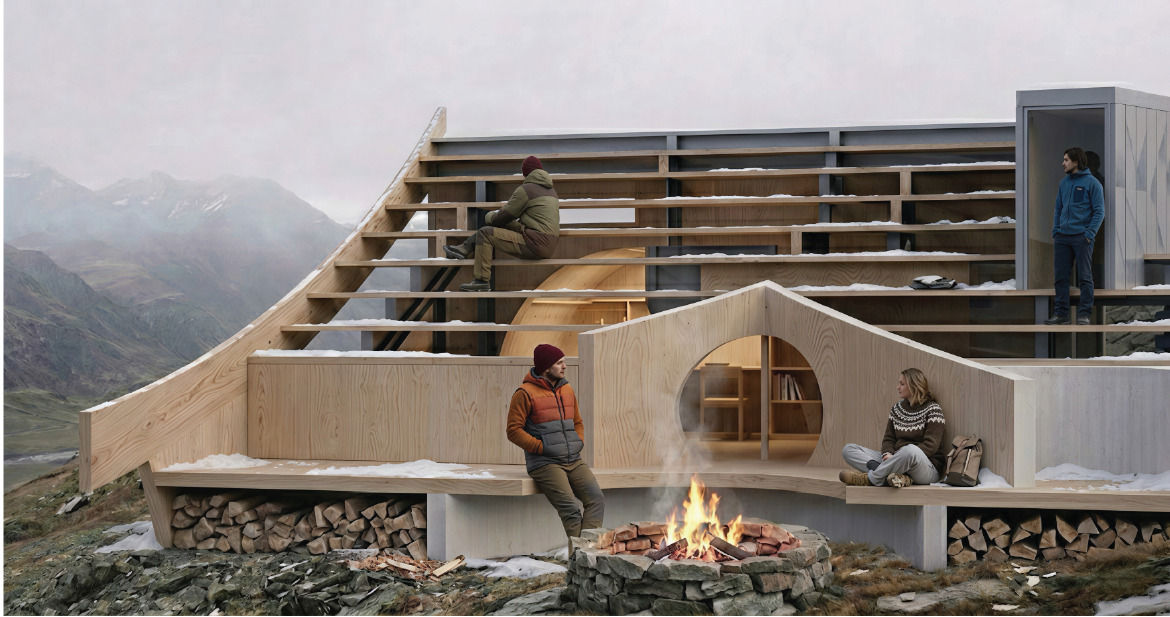Summit Interlock Cabin- Exterior View