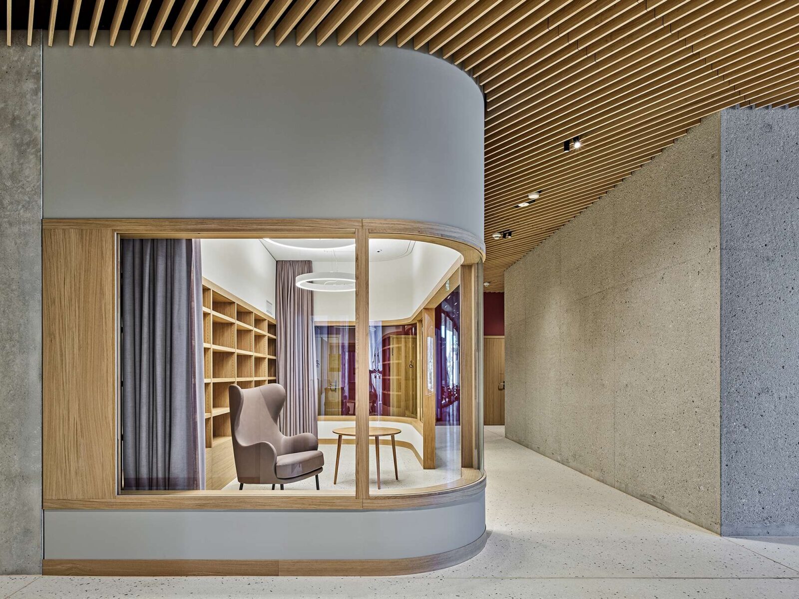 The Retirement Home Du Lac in St. Moritz, Switzerland, lighting design by Spektrum