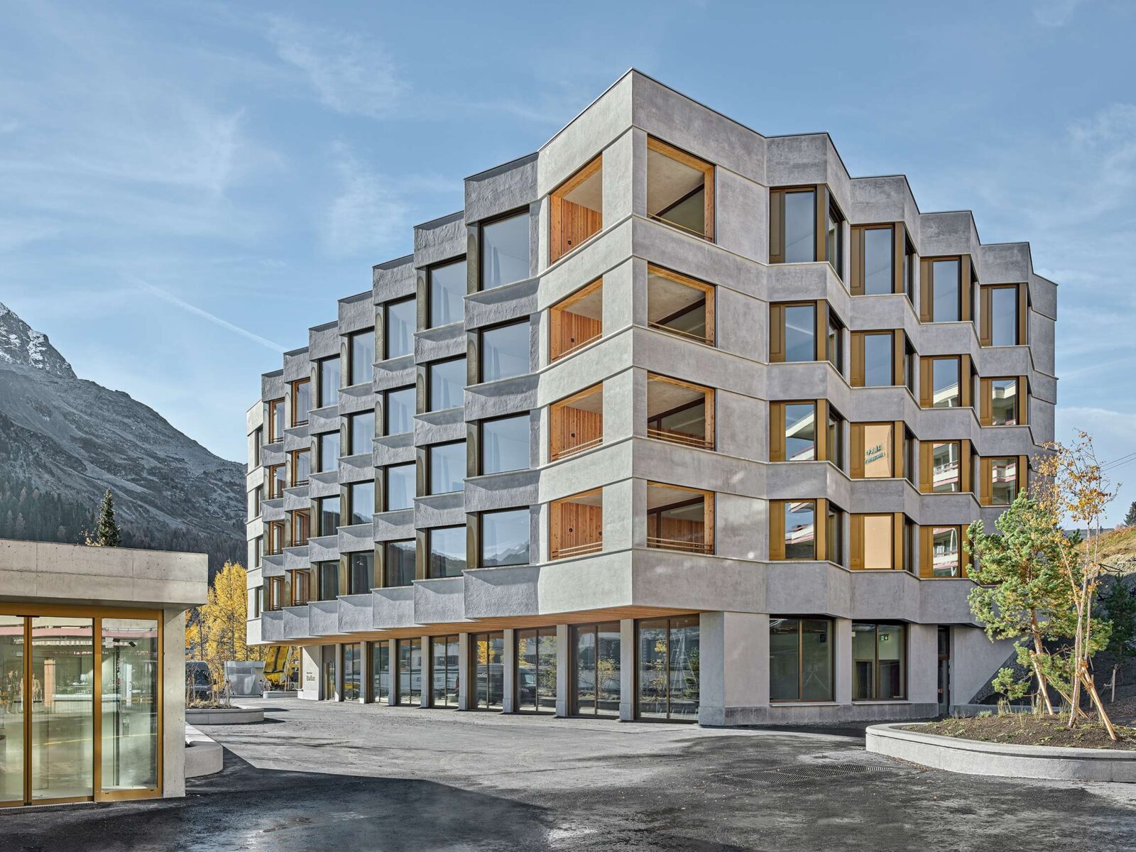 The Retirement Home Du Lac in St. Moritz, Switzerland, lighting design by Spektrum