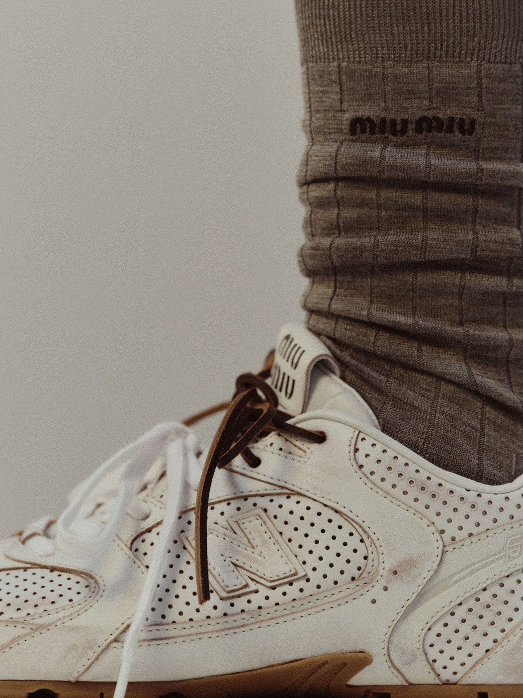The Miu Miu x New Balance Tennis Collection
