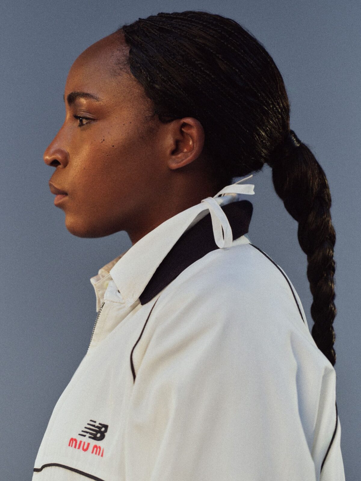 The Miu Miu x New Balance Tennis Collection