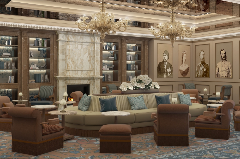 Cairo Marriott Hotel & Omar Khayyam Casino - Greatroom & Reception seating area