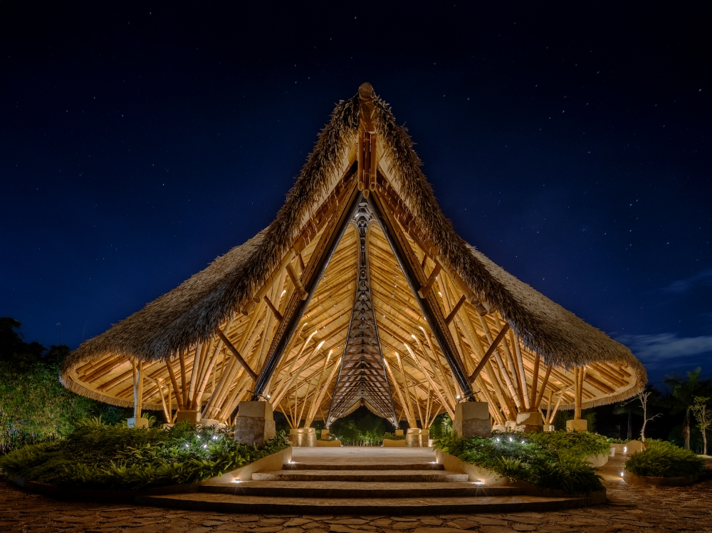 Bamboo pavilion
