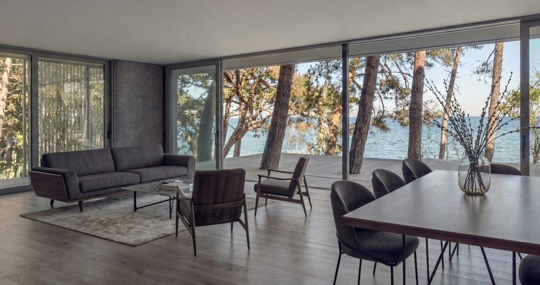 Pine House interior