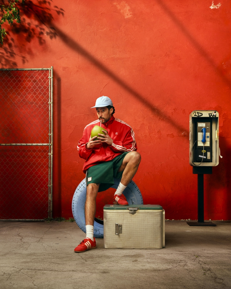 Bad Bunny in Vivid Red