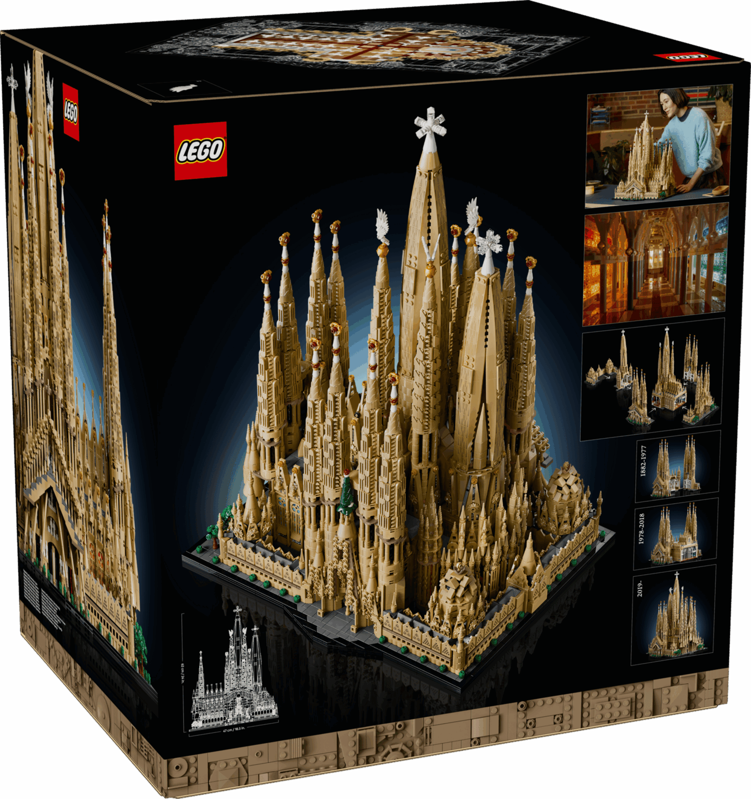 LEGO Group's LEGO® Architecture Sagrada Família set. Photo courtesy of Lego Group.