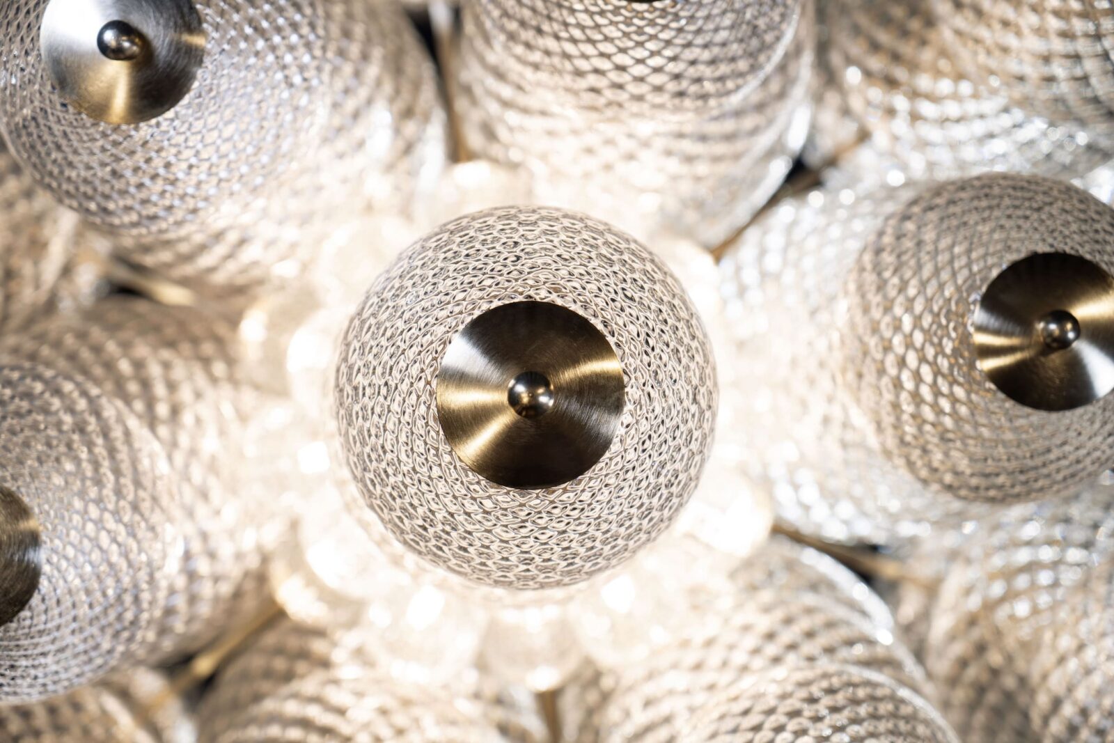 Sirio chandelier made by the Venetian glass studio iDOGI