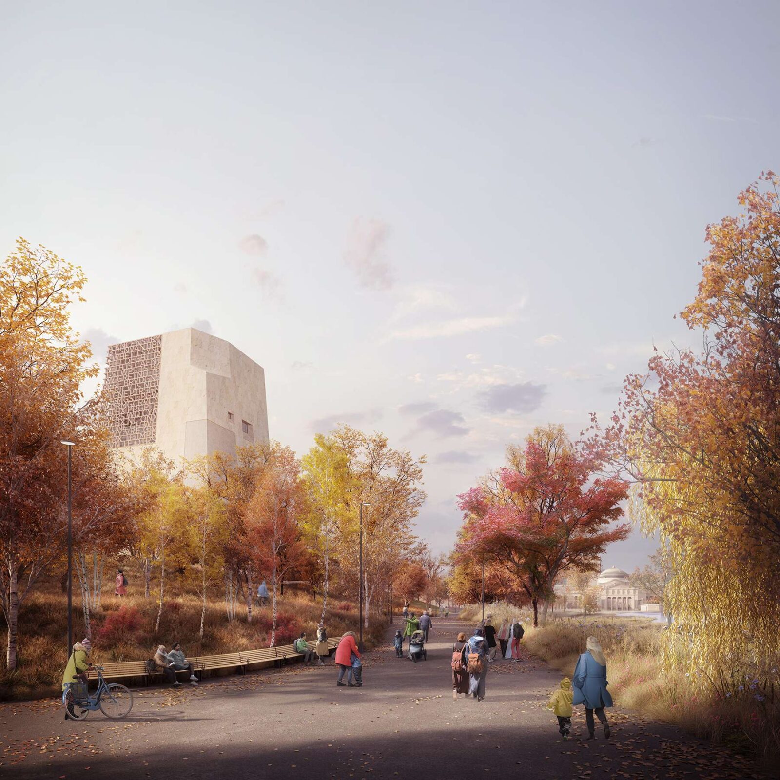 The Obama Presidential Center, photo courtesy of Michael Van Valkenburgh Associates