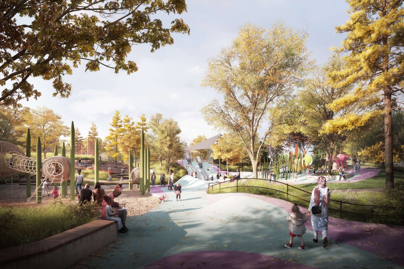 The Obama Presidential Center, photo courtesy of Michael Van Valkenburgh Associates