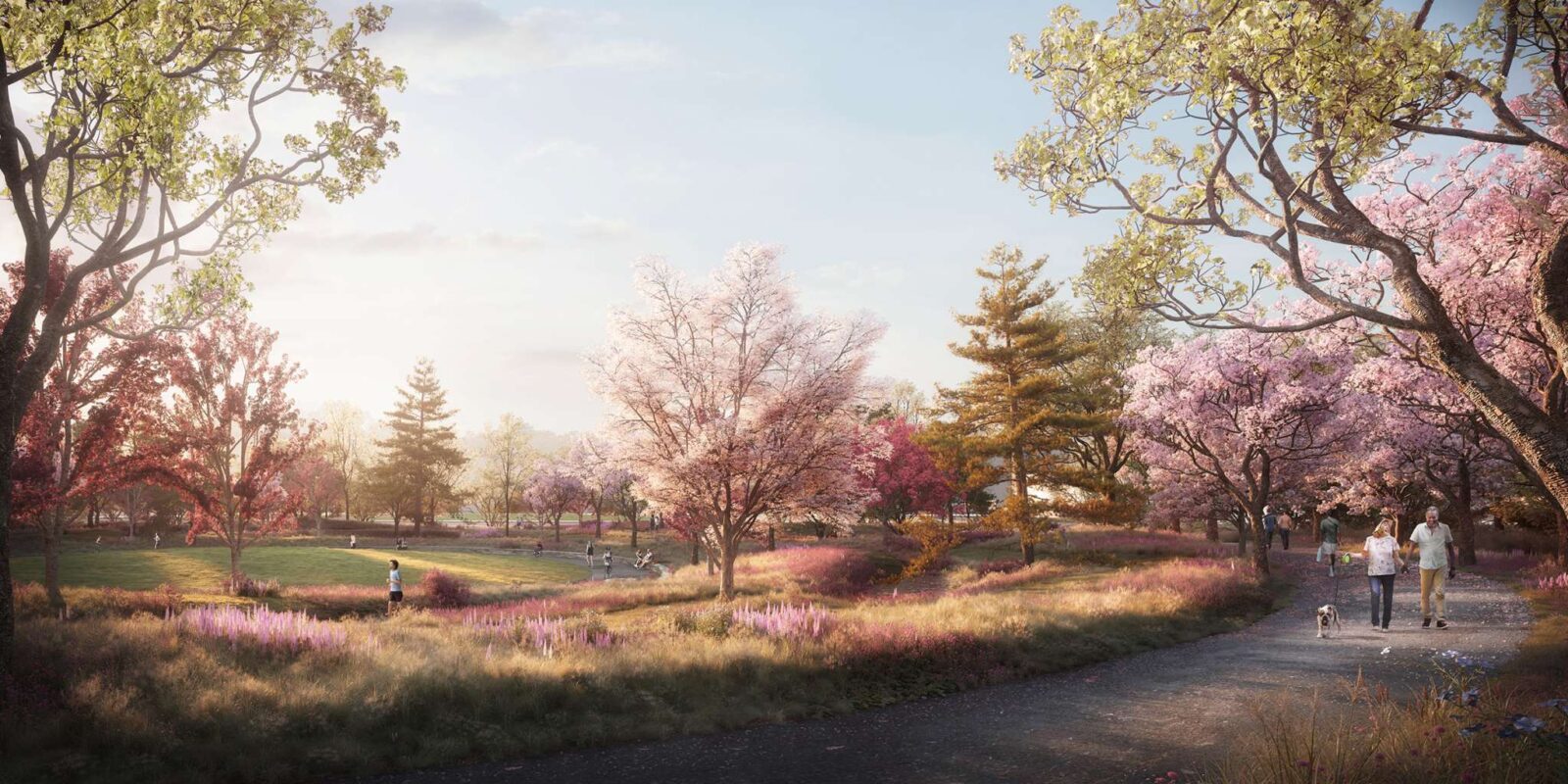 The Obama Presidential Center, photo courtesy of Michael Van Valkenburgh Associates