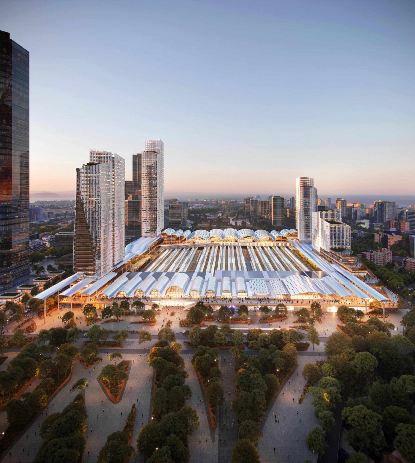 "Ecosistema Abierto” project for the Madrid-Chamartín Clara Campoamor station by ESTEYCO, UNS and b720 Fermín Vázquez Arquitectos