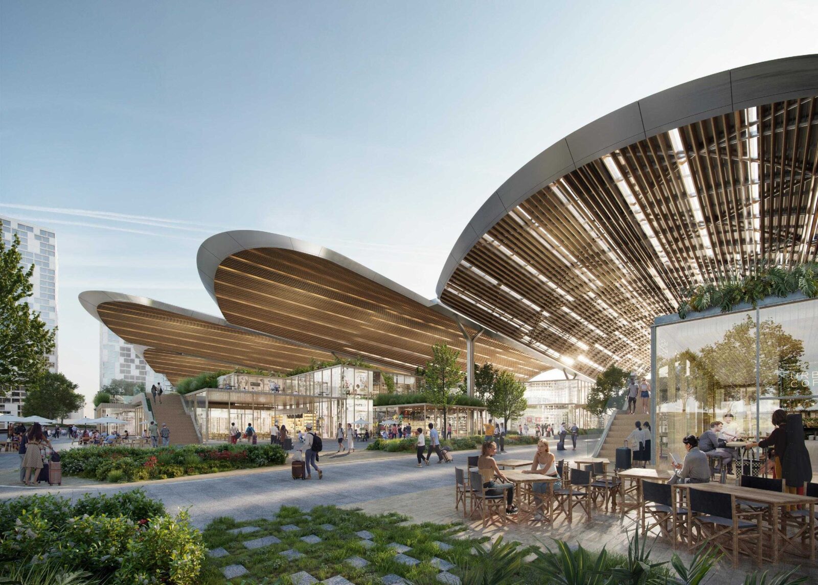 "Ecosistema Abierto” project for the Madrid-Chamartín Clara Campoamor station by ESTEYCO, UNS and b720 Fermín Vázquez Arquitectos