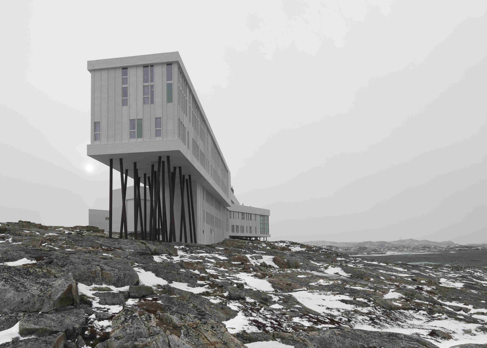 The Fogo Island Inn by Saunders Architecture